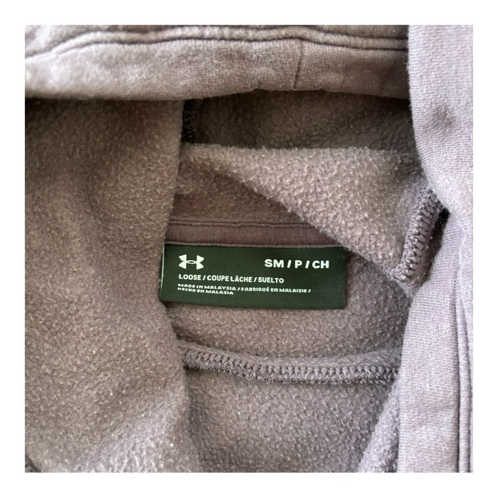 Under Armour Plum High Neck Hoodie Women’s Size Small - Picture 2 of 3